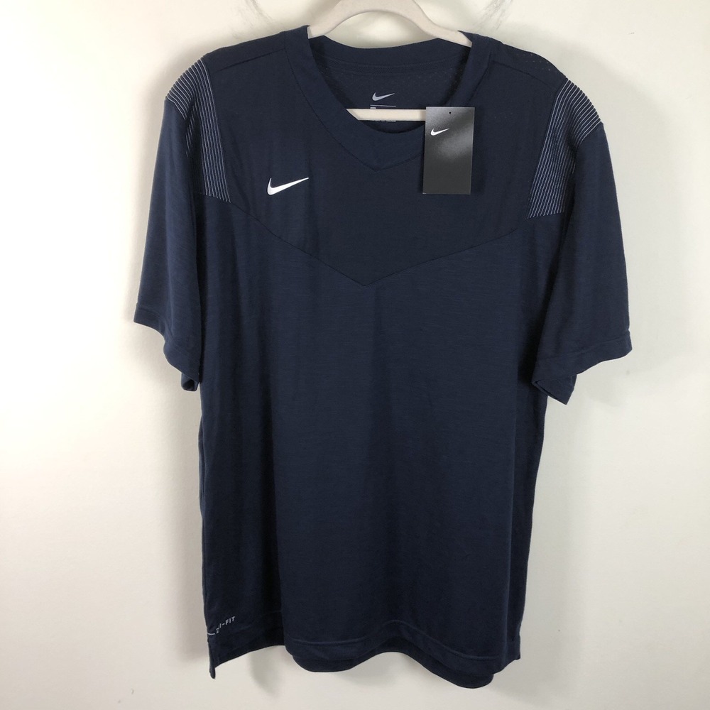 NWT Nike Dri-Fit USA Lacrosse Shirt Men's Sz XL Navy Athletic Sports